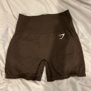 Gymshark brown vital seamless shorts